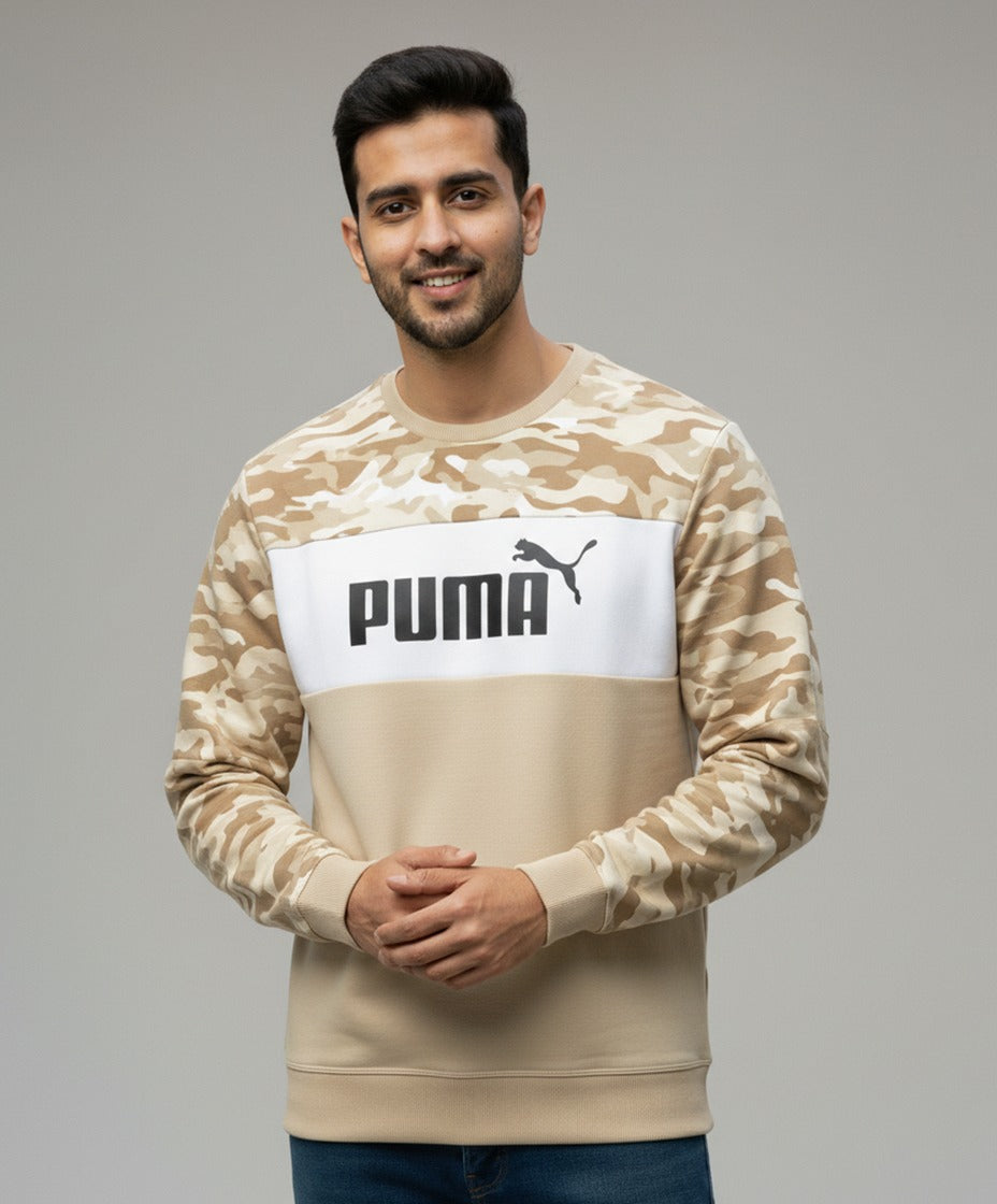 Crew Neck Sweatshirt Puma Design 470 GSM